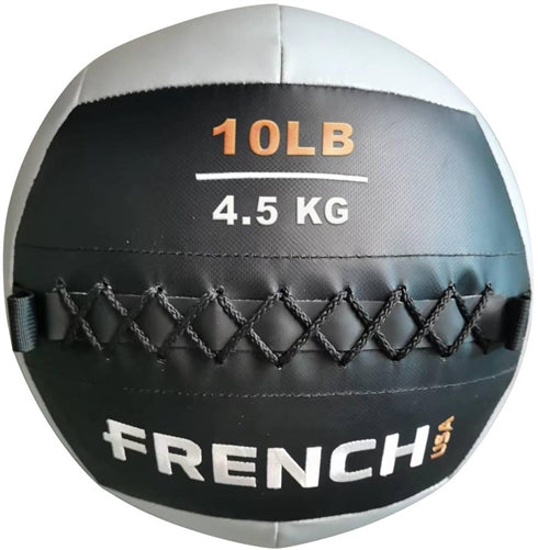 French Fitness Soft Medicine Wall Ball Set of 10 (4 to 30 lbs) (New)