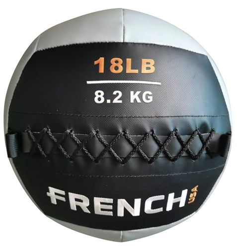 French Fitness Soft Medicine Wall Ball 18 lb Image