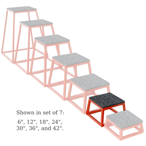 French Fitness 12" Steel Plyo Jump Box (New)