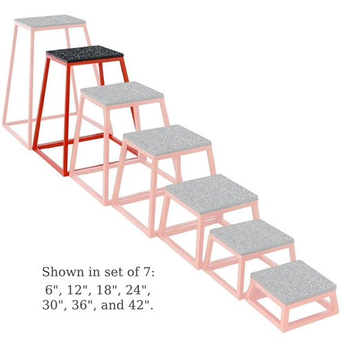 French Fitness 36" Steel Plyo Jump Box (New)