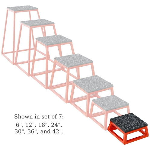 French Fitness 6" Steel Plyo Jump Box (New)