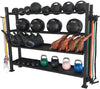 French Fitness 7 ft Combination Universal Storage Rack (New)