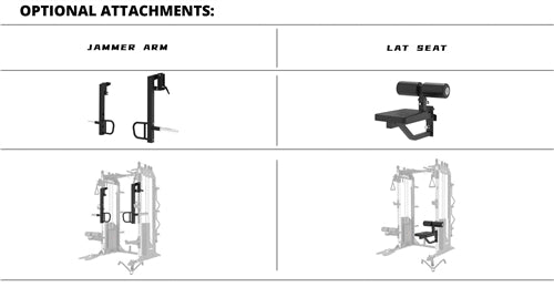 French Fitness SRFT8 Squat Rack Functional Trainer (New)