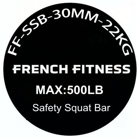 French Fitness Safety Squat Bar (New)