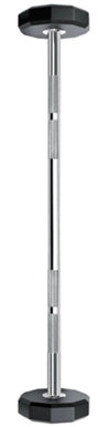 French Fitness Straight Urethane Barbell Bar - Set of 5 (25-65 lbs) (New)