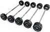 French Fitness Straight Urethane Barbell Bar - Set of 5 (25-65 lbs) Image