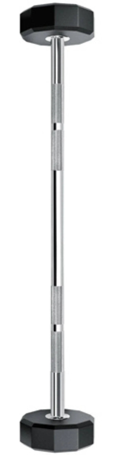 French Fitness Straight Urethane Barbell Bar - Set of 5 (25-65 lbs) (New)