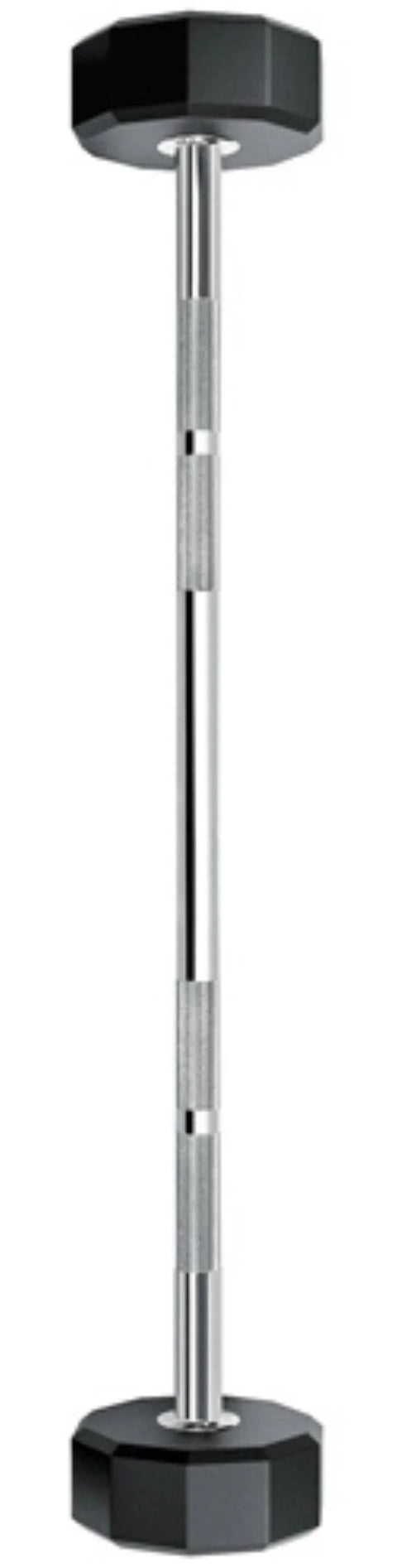 French Fitness Straight Urethane Barbell Bar - Set of 5 (25-65 lbs) (New)