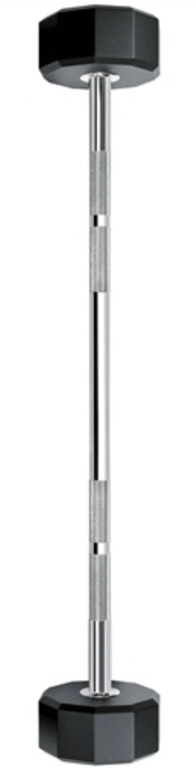 French Fitness Straight Urethane Barbell Bar - Set of 5 (25-65 lbs) (New)