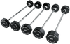 French Fitness Straight Urethane Barbell Bar - Set of 5 (25-65 lbs) (New)