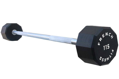 French Fitness Straight Urethane Barbell 115 lbs - Single Image