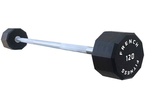 French Fitness Straight Urethane Barbell 120 lbs - Single Image