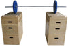 French Fitness Stackable Wood Jerk Blocks - Set of 8 Boxes (New)