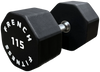 French Fitness Urethane 8 Sided Hex Dumbbell 115 lbs - Single (New)