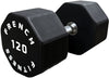 French Fitness Urethane 8 Sided Hex Dumbbell 120 lbs - Single Image