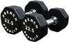 French Fitness Urethane 8 Sided Hex Dumbbell 22.5 lbs - Single (New)