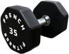 French Fitness Urethane 8 Sided Hex Dumbbell 35 lbs - Single (New)