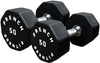 French Fitness Urethane 8 Sided Hex Dumbbell Set, 5-100 lbs (New)