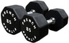 French Fitness Urethane 8 Sided Hex Dumbbell Set, 5-100 lbs (New)