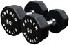 French Fitness Urethane 8 Sided Hex Dumbbell Set, 55-100 lbs (New)