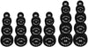 French Fitness Urethane Round Pro Style Dumbbell Set, 5-50 lbs Image