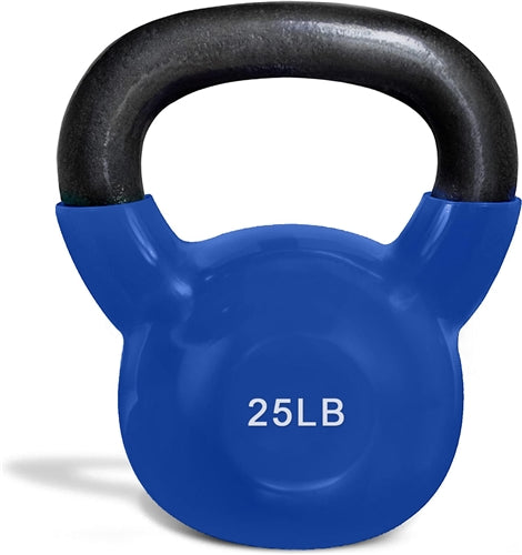 French Fitness Vinyl Kettlebell 25 lbs Image