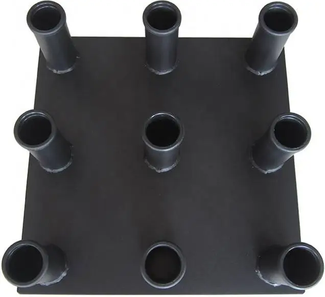 French Fitness Vertical Olympic 9 Bar Rack Holder (New)
