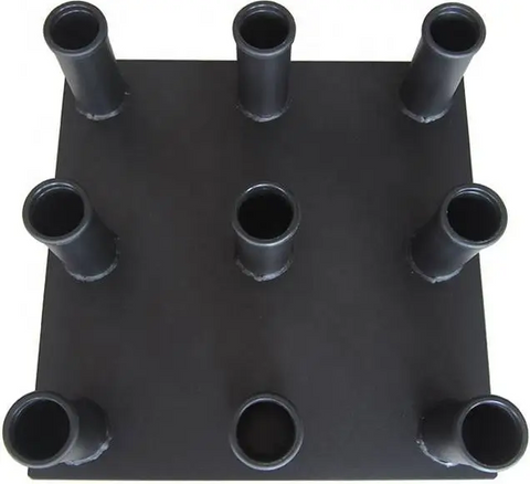 French Fitness Vertical Olympic 9 Bar Rack Holder (New)