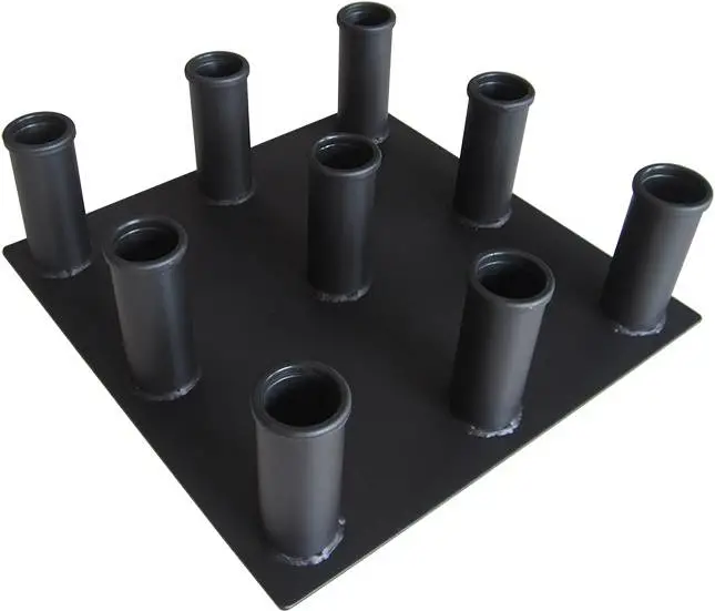 French Fitness Vertical Olympic 9 Bar Rack Holder (New)