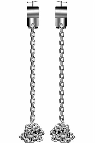 French Fitness Weight Lifting Chain Set of 2 w/Collars - 22 lbs Image