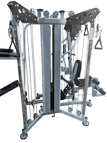 French Fitness X12 4 Station Functional Trainer & Home Gym System (New)