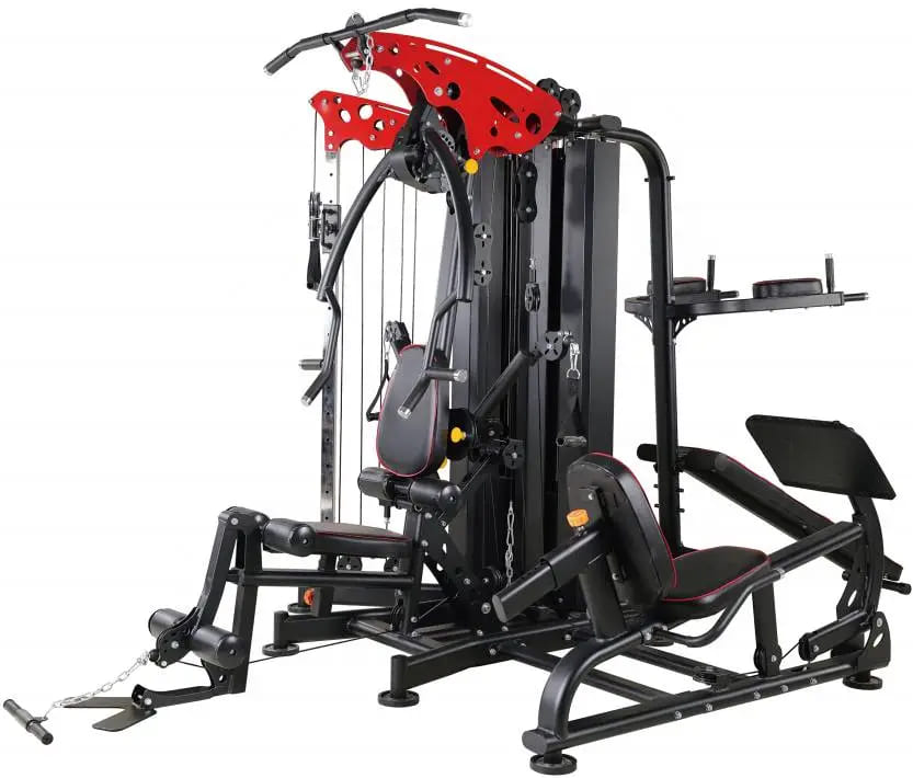 French Fitness X12 4 Station Functional Trainer & Home Gym System (New)