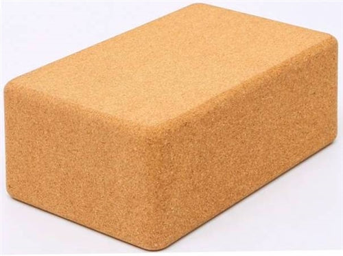 French Fitness 4" Yoga Cork Block Image