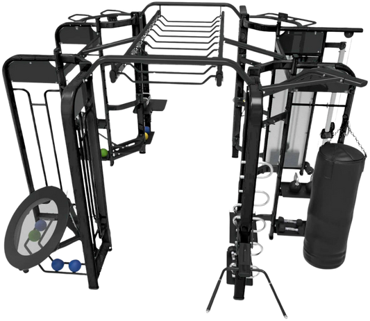 French Fitness FFB Black 360XL Energy Group Training System (New)