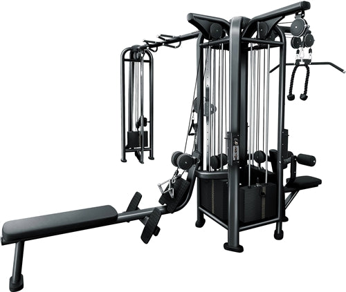 French Fitness FFB Black 5 Stack Multi Jungle Gym Image