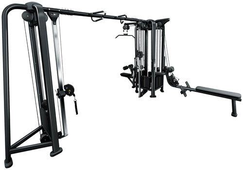 French Fitness FFB Black 5 Stack Multi Jungle Gym (New)