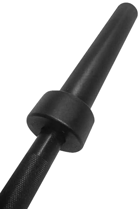 French Fitness 6' Black Olympic Bar - 33 Lbs (New)