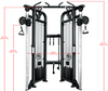 French Fitness FFB Black Dual Adjustable Pulley (New)