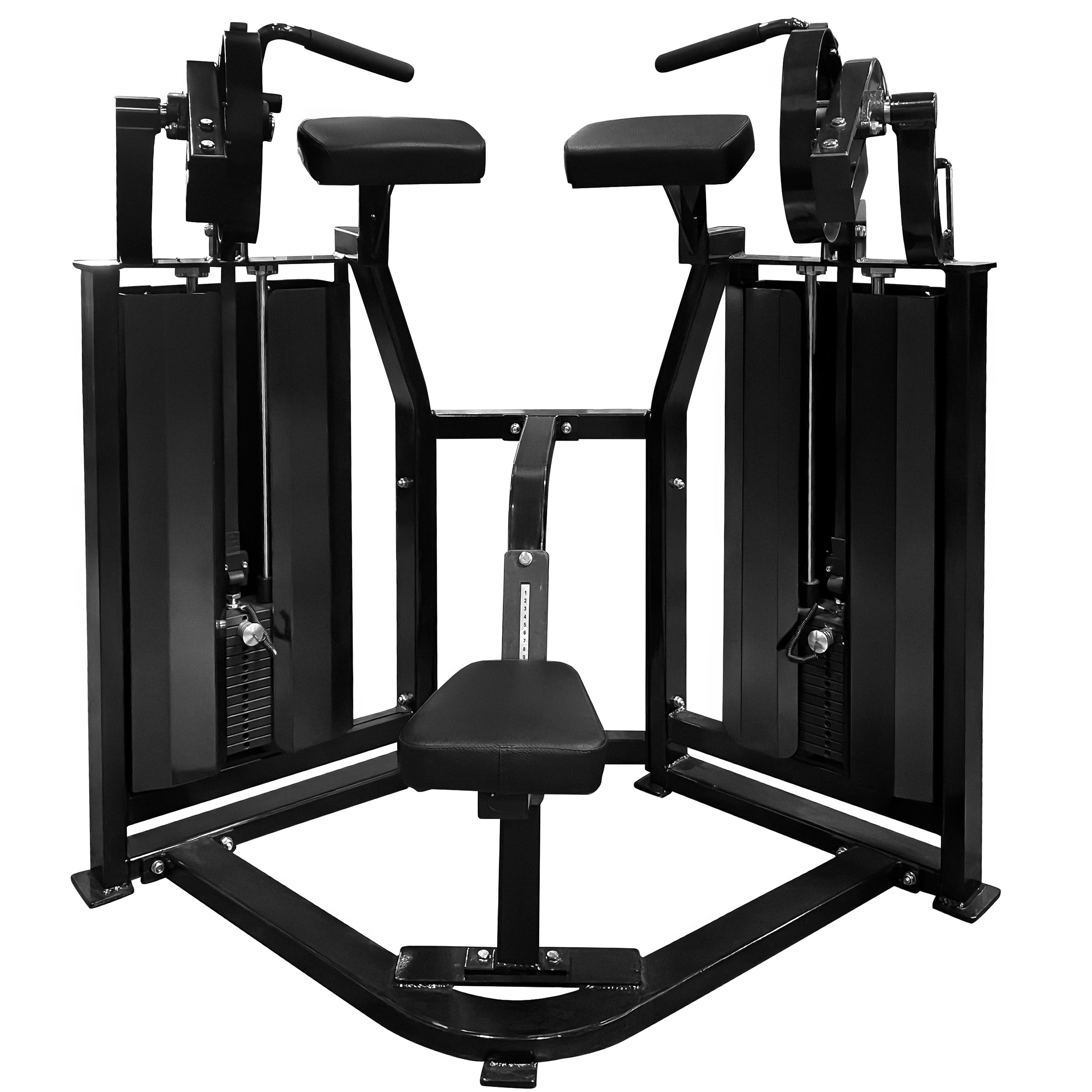 French Fitness FFB Black Dual Stack Biceps Arm Curl (New)