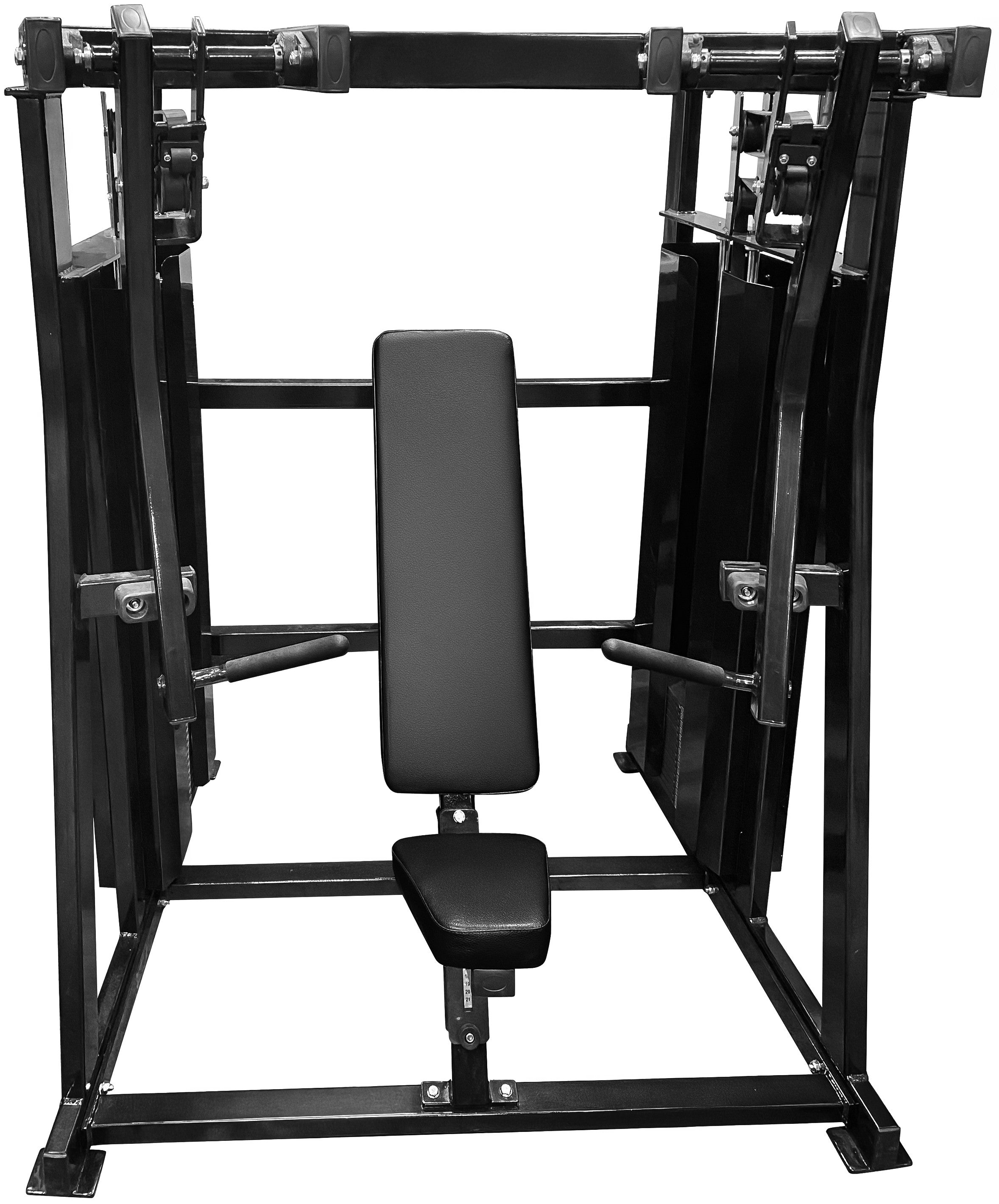 French Fitness FFB Black Dual Stack Decline Press (New)