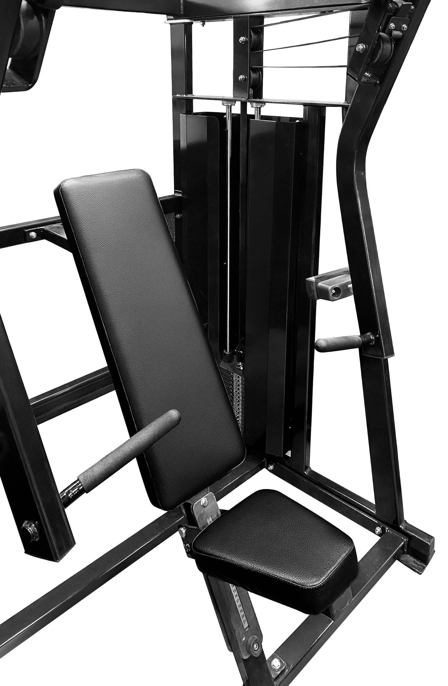 French Fitness FFB Black Dual Stack Decline Press (New)
