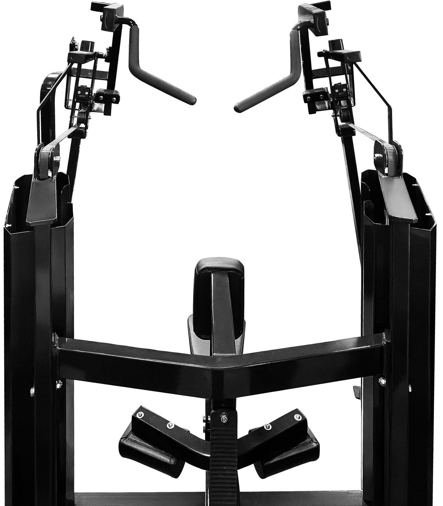 French Fitness FFB Black Dual Stack Front Lat Pulldown (New)