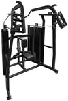 French Fitness FFB Black Dual Stack Front Lat Pulldown (New)