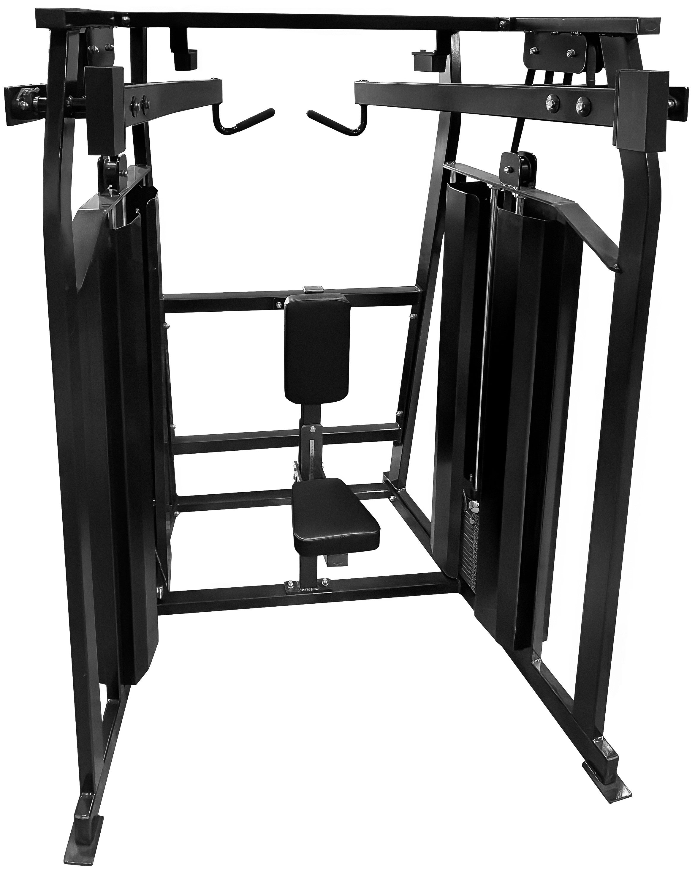 French Fitness FFB Black Dual Stack High Row (New)