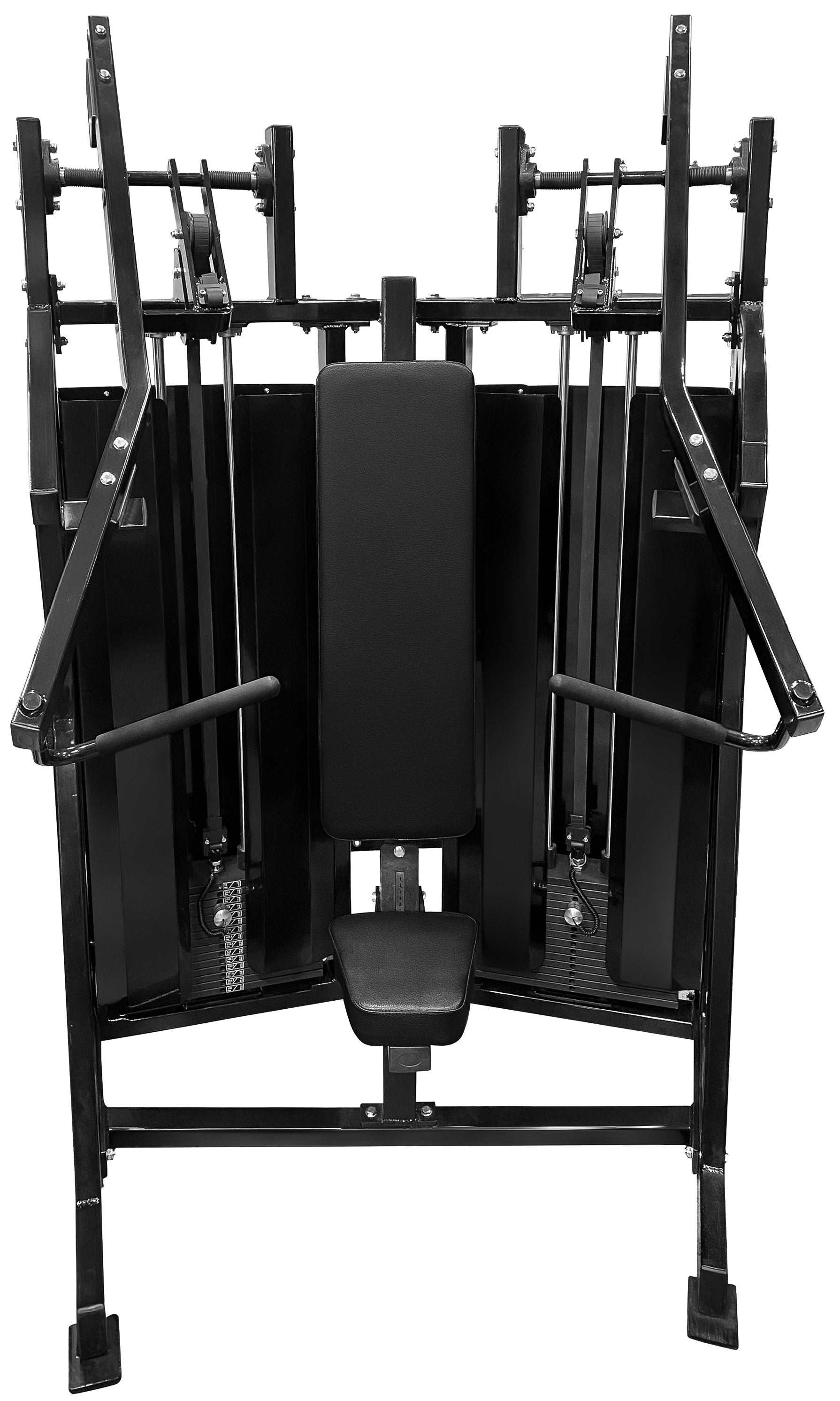 French Fitness FFB Black Dual Stack Incline Press (New)