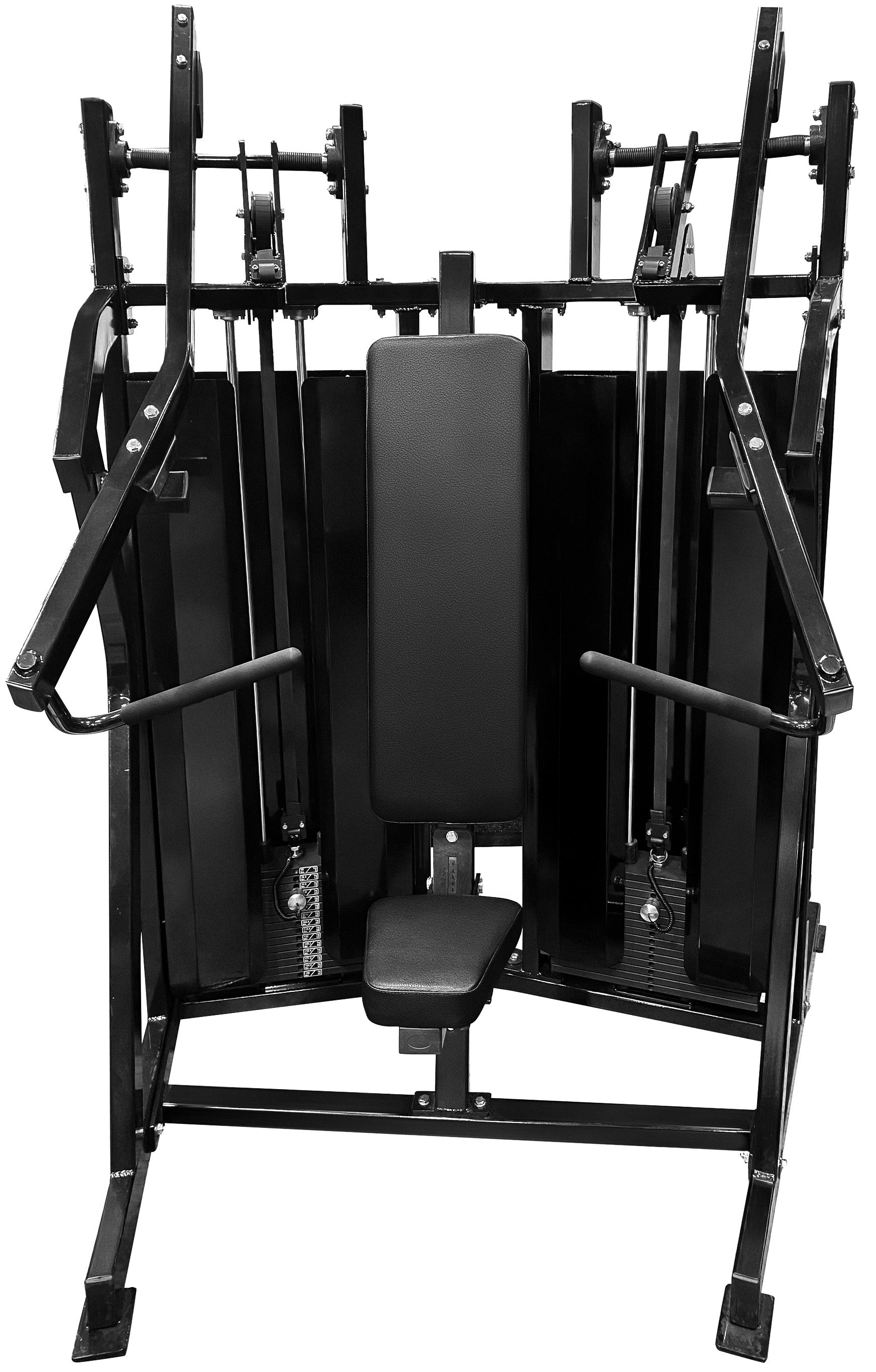 French Fitness FFB Black Dual Stack Incline Press (New)