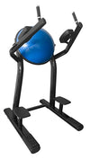 French Fitness FFB Black Half Ball Captain's Chair Leg Raise VKR (New)