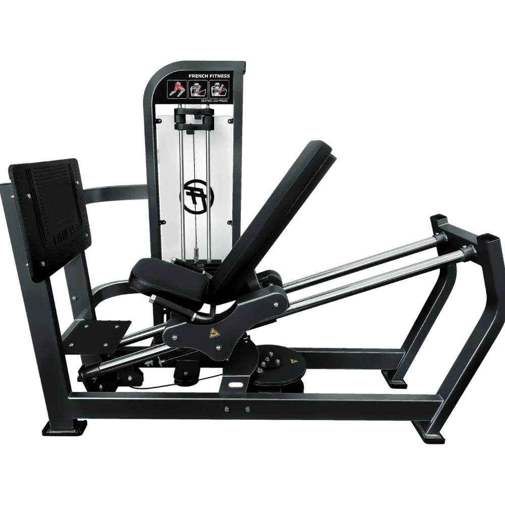 French Fitness FFB Black Seated Leg Press Sled / Calf Raise (New)