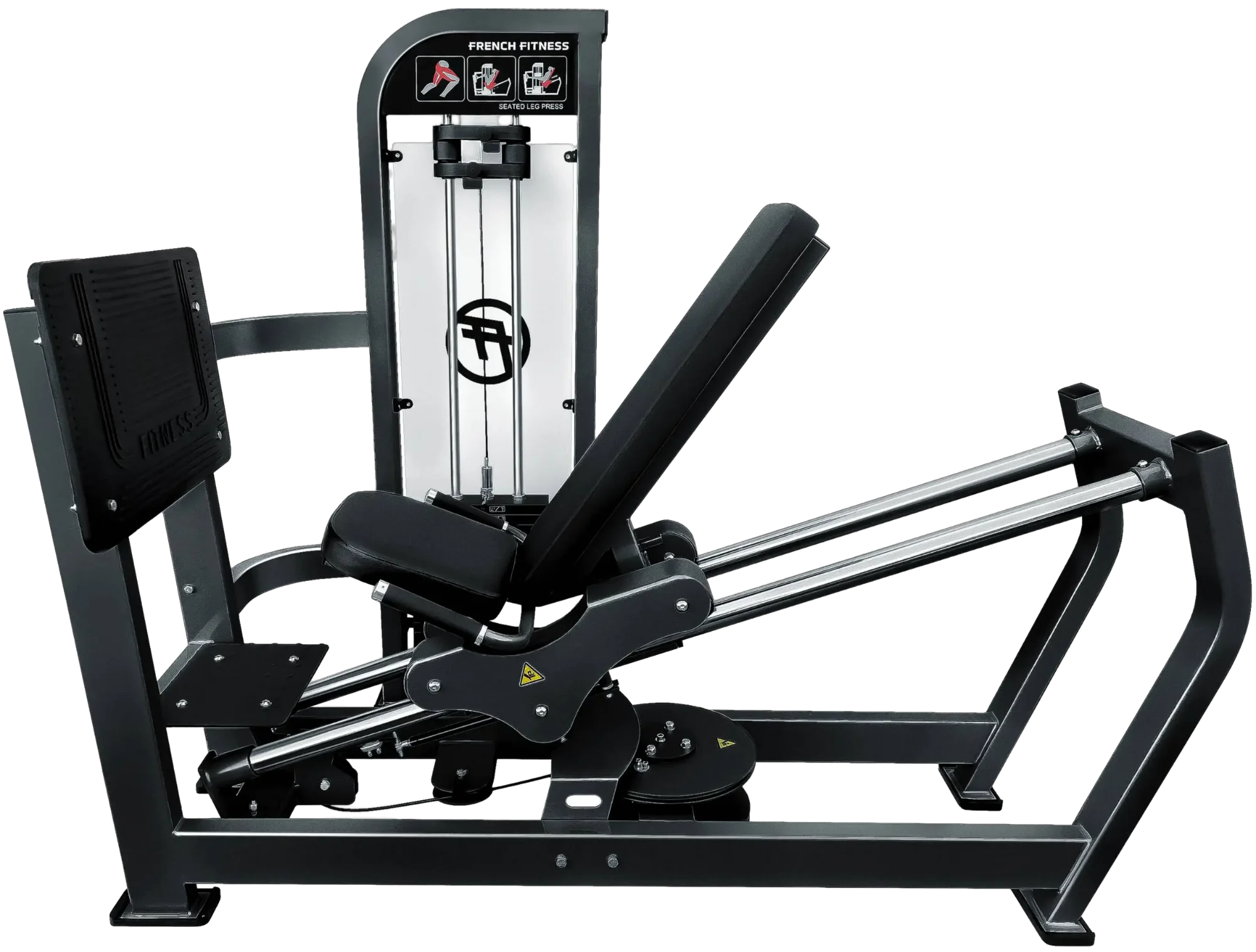 French Fitness FFB Black Seated Leg Press Sled / Calf Raise (New)