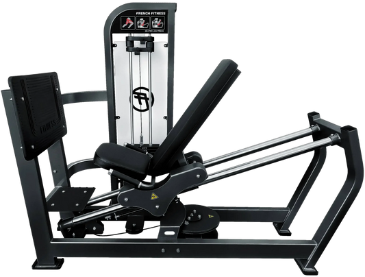 French Fitness FFB Black Seated Leg Press Sled / Calf Raise (New)